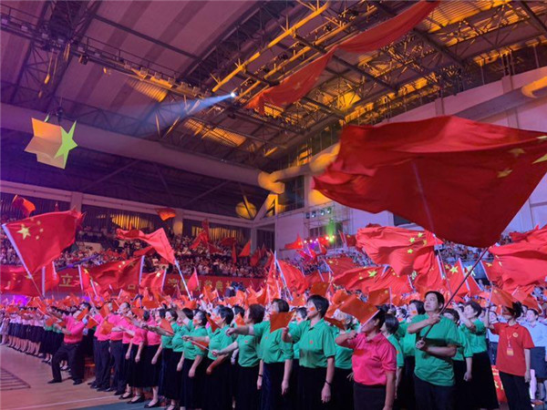 团委工作简报 第十九期 项城中专青年志愿者助力我市庆祝新中国成立70周年活动完美落幕